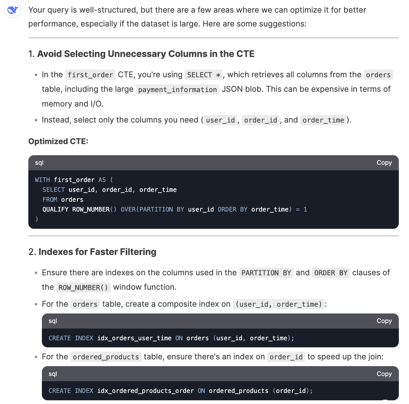 DeepSeek SQL Optimization1