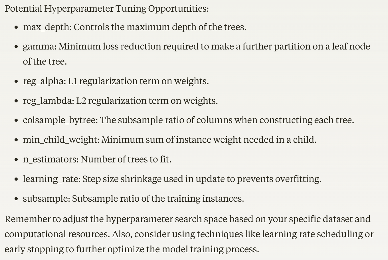 Claude — Model training and evaluation2